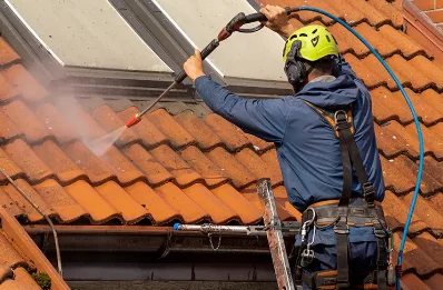 Démoussage et hydrofuge de toiture à Triaize